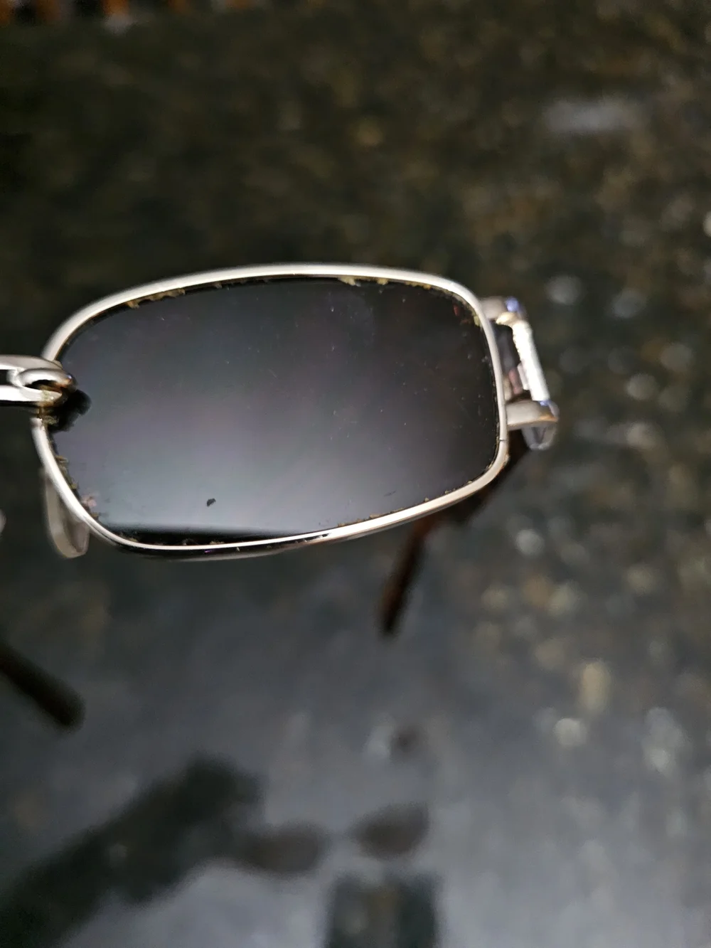 Gold Frame Sunglasses with Brown Gradient Lenses